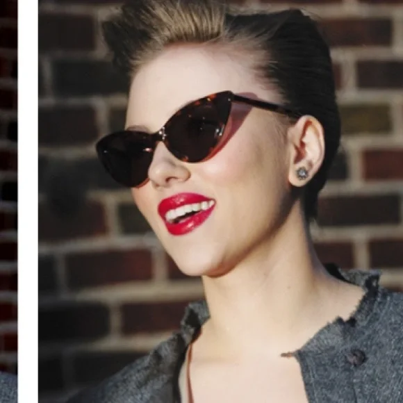 Tom Ford TF173 Nikita cat eye black sunglasses - Picture 3 of 15